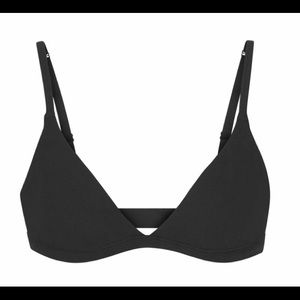 SKIMS COTTON JERSEY TRIANGLE BRALETTE
